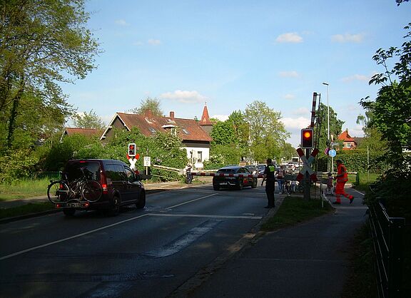 Bahnübergang Erbstorfer Landstraße