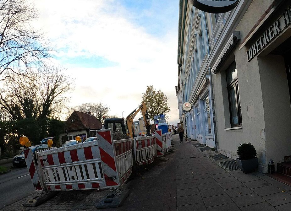 Baustelle in der Lünertorstraße 2024 Baustelle in der Lünertorstraße 2024