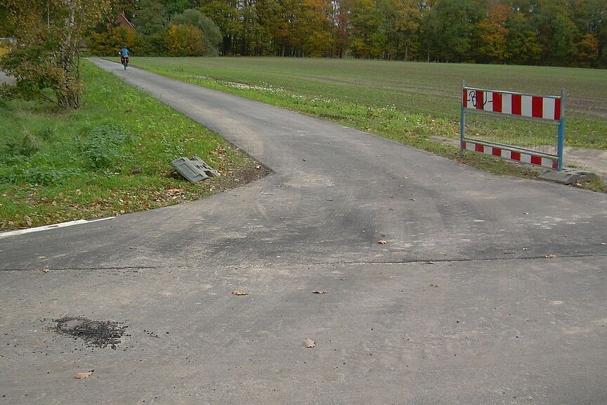 Abzweig beim Gut Brockwinkel Abzweig beim Gut Brockwinkel