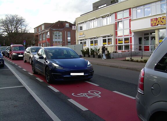 Radschutzstreifen? Räder haben die alle
