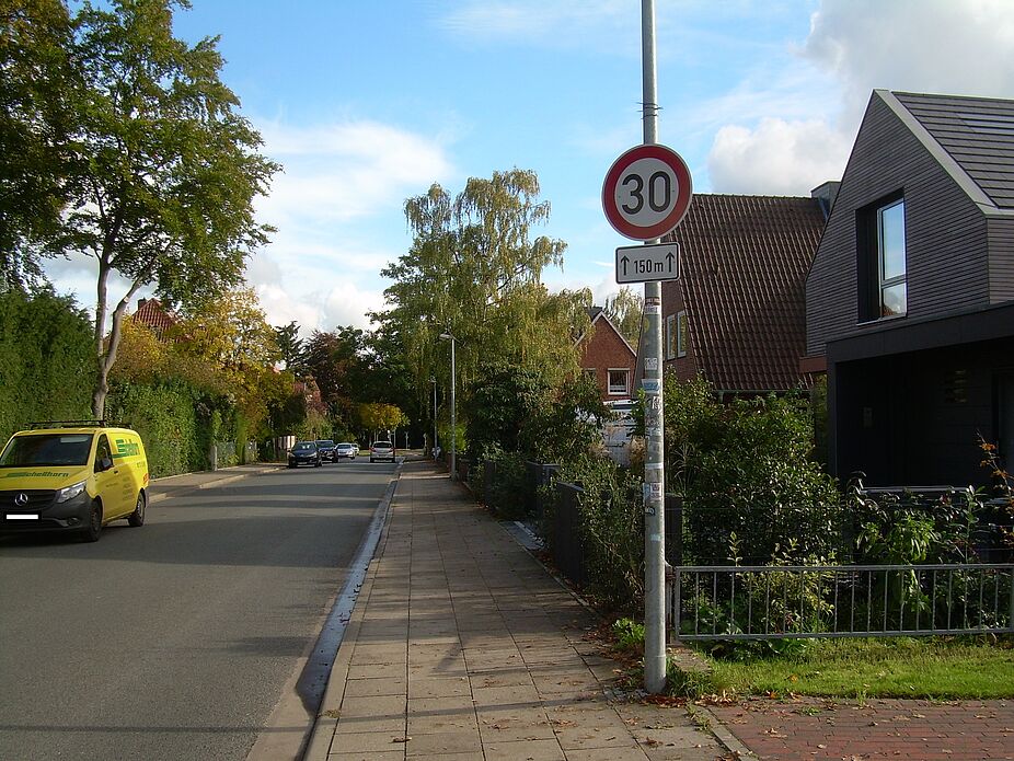 Bei Mönchsgarten / stadteinwärts 1
