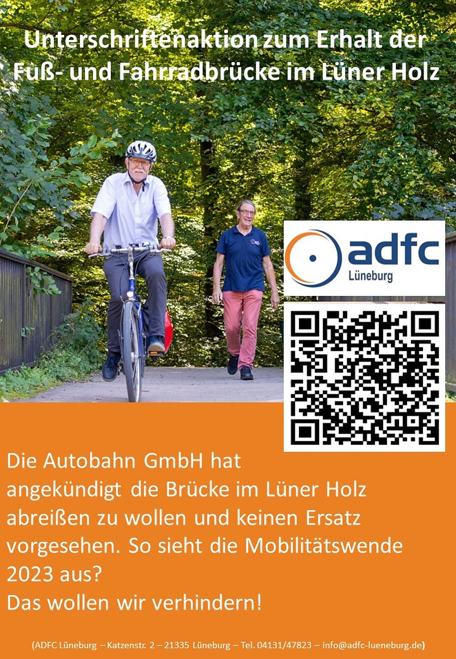 Petition Brücke Lüner Holz Petition Brücke Lüner Holz