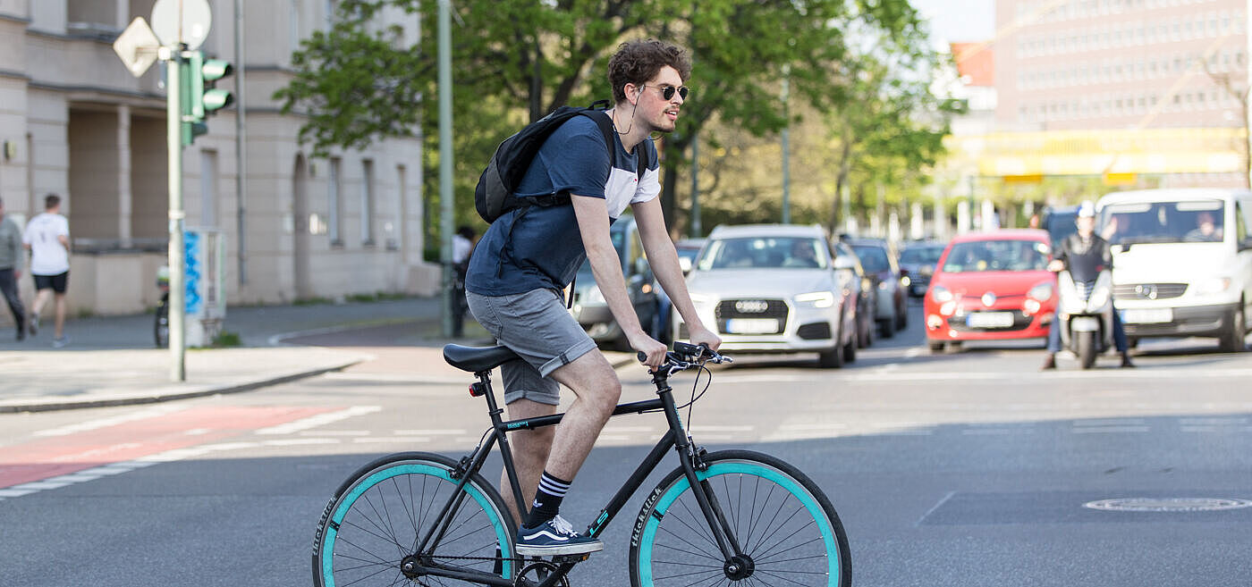 Radfahren in der Stadt Radfahren in der Stadt